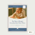 The Big 9 Allergen Introduction Cheat Sheet — Baby Weaning Guide for Parents