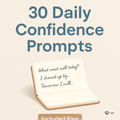 Daily confidence prompts from the Confident Parent Mini Guide