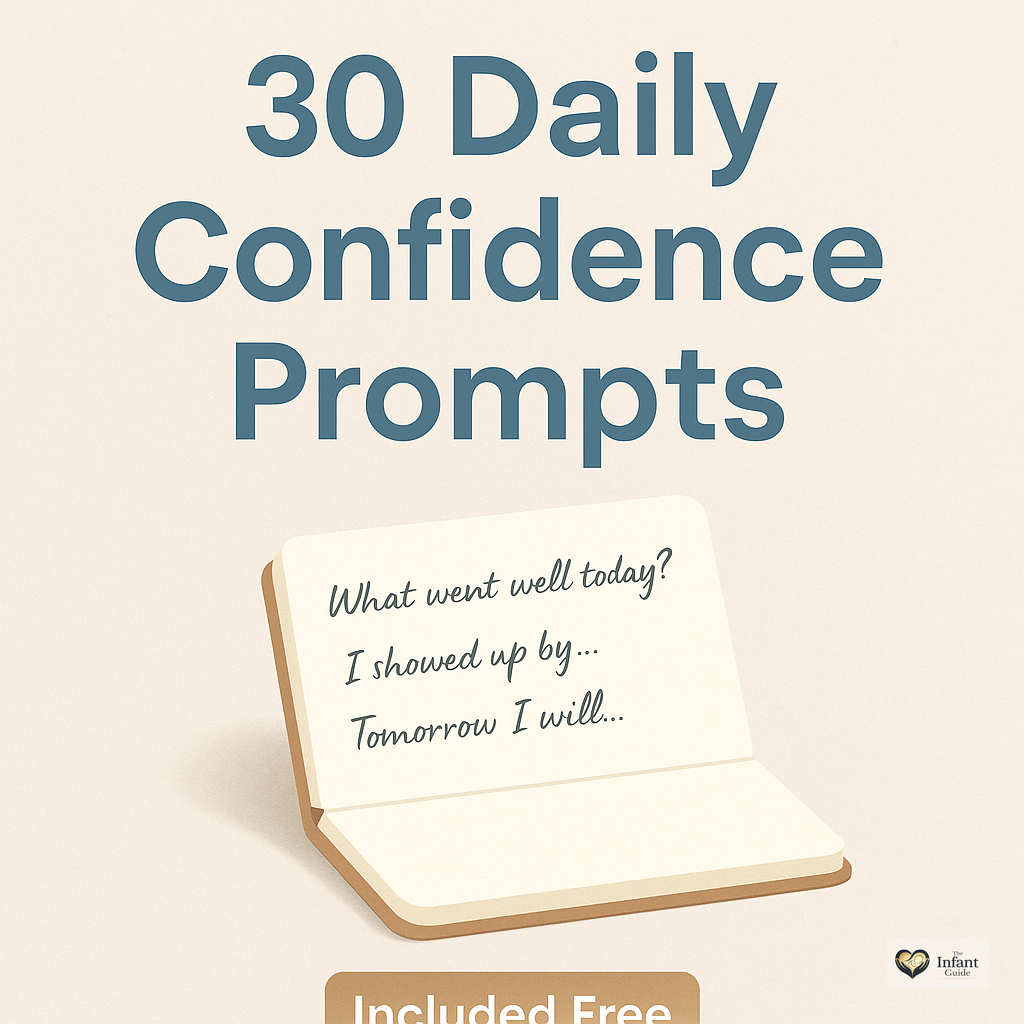 Daily confidence prompts from the Confident Parent Mini Guide