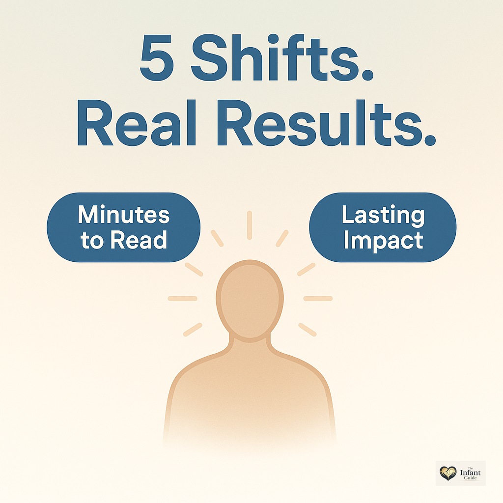 The five core mindset shifts in the Confident Parent Mini Guide