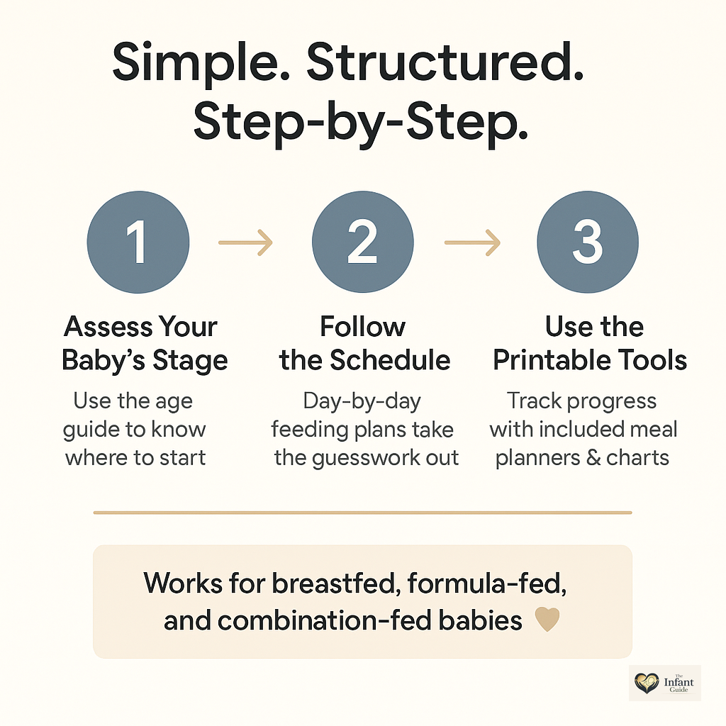 Baby & Toddler Feeding Guide PDF | First Foods, Weaning, Allergens, Meal Plans | Instant Download