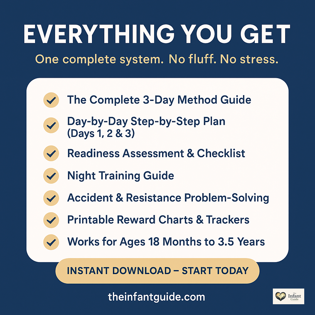 Value summary of the Potty Training Blueprint