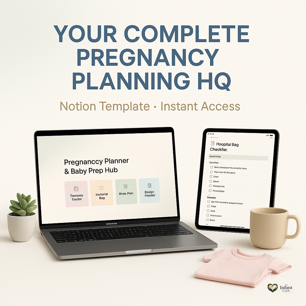 Pregnancy Planner cover — week-by-week printable pregnancy planner from bump to birth