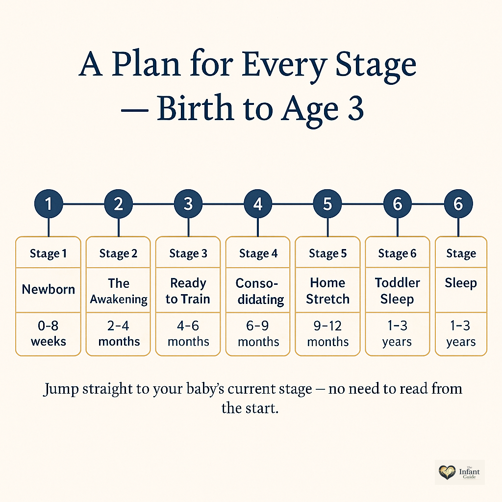 Sleep + Potty Bundle — six stages of baby sleep