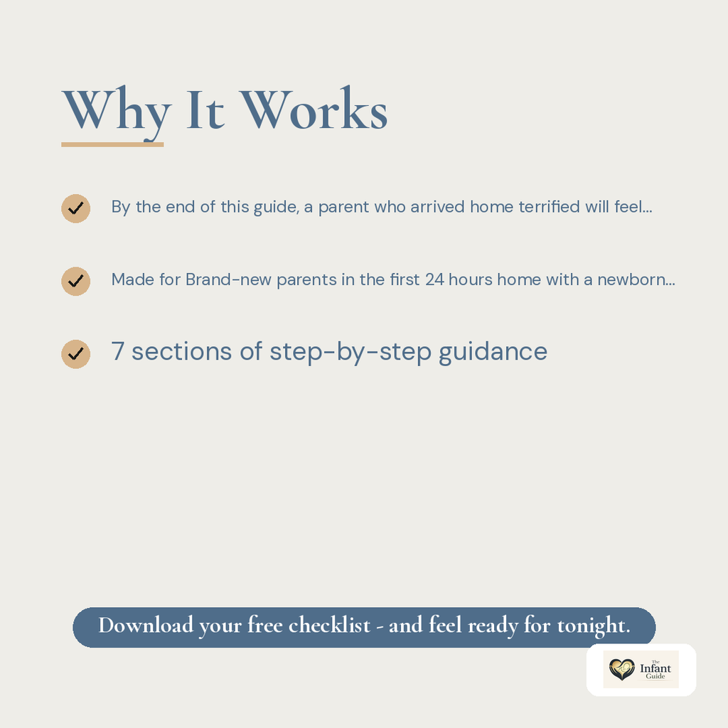 Your First 24 Hours Home: The New Parent Survival Checklist | Newborn Guide PDF