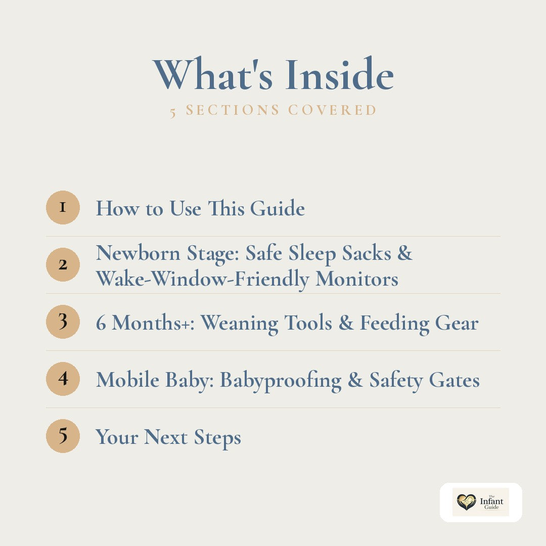 The Trusted Gear Guide: A Stage-by-Stage Resource List for Sleep, Feeding, Safety & Potty Training