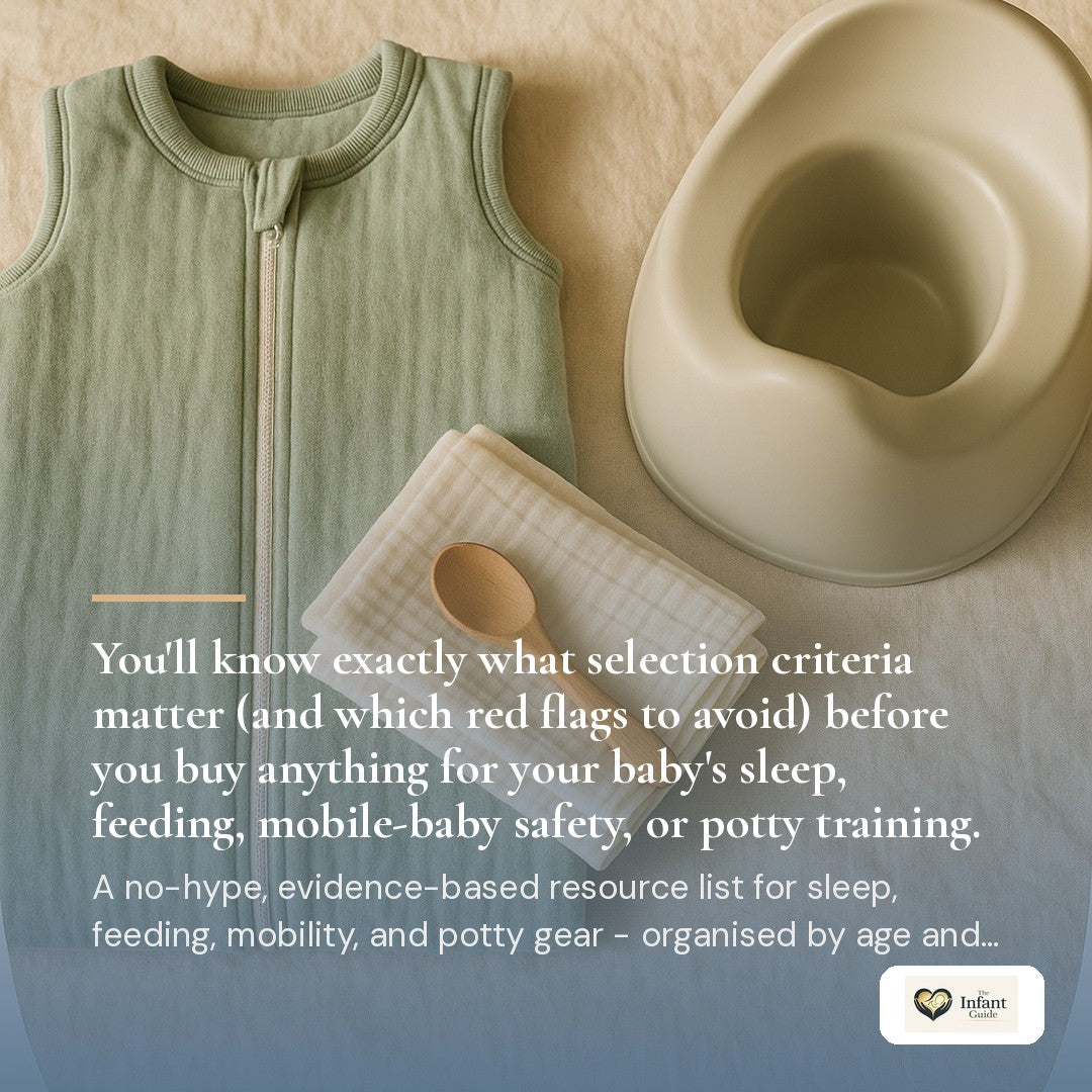 The Trusted Gear Guide: A Stage-by-Stage Resource List for Sleep, Feeding, Safety & Potty Training